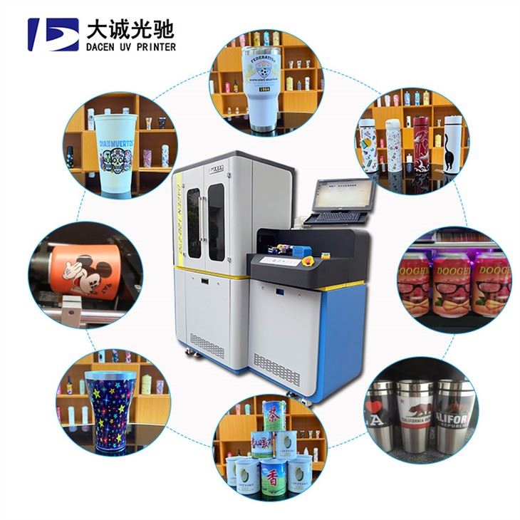 Industrial UV Cylinder Printer for Bottles, Cups and Drinkware